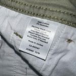 Talbots Womens Chino Shorts Size 2 Olive Army Green Flat Front Casual Cotton Photo 2