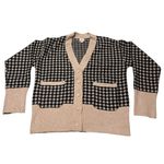 A New Day  Houndstooth Sweater Cardigan Photo 0
