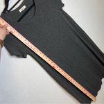 Madewell | Black Short Sleeve T-Shirt Essential Small Jersey stretch Maxi Midi Photo 4