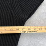 INC International Sweater Large Silk &‎ Rabbit Hair Blend Turtleneck Cap Sleeve Black Size undefined Photo 3