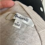 Madewell ‎ Womens Sweater Sz S Heather Calico Cream Lightweight Pocket Pullover Photo 7