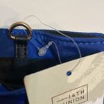 14th & Union  blue pouch luggage ID bag credit card holder wallet NWT Photo 86