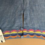 Talbots Linen Embroidered Scalloped Shift Dress Photo 8