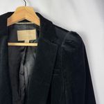 Banana Republic Black Velvet Single Button Dress Blazer 4 Photo 2