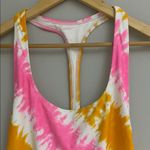 Aerie  women Pink Orange Tie Dye New! One piece swimsuit size L Photo 1