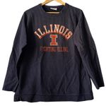 Champion Illinois Fighting Illini Ribbed Long Sleeve Crewneck Womens L Large Photo 0