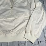 Banana Republic BR Standard Women’s size MP Medium Petite Popover Rain Jacket off white ivory Photo 11