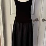 Calvin Klein Solid Knit/Woven Combination Midi Dress Photo 8