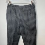 Harvé Benard Harve Benard Gray Pinstripe Wool Lined Trousers Sz 10 31" waist Photo 4