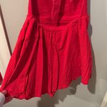 Free People Red  Halter Romper Photo 6