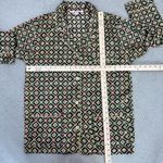 Victoria's Secret Victoria’s Secret Vintage Diamond Print Satin Sleep Pajama‎ Shirt Medium Photo 9