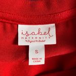 Isabel Maternity sz S long‎ sleeve crew neck Santa Baby T Photo 8