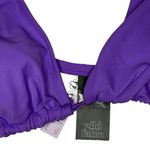 Wild Fable Dark Purple 5-Way Halter Swim Bikini Top Plus Size 2X (20 - 22) NEW Photo 2