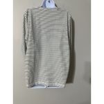 Donna Karan New York Womens Striped Long Sleeve Top Tunic Shirt XL White Photo 3