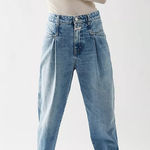 CLOSED Italian Organic Cotton High Rise Relaxed Tapered Jeans Pearl 2020‎ 30 Blue Size 10 Photo 0
