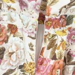 Luxxel  Womens Cottagecore Floral‎ Lace Trim Boho Festival Resortwear Romper M Photo 9