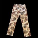 Melissa Paige Bohemian Paisley Mid Rise Stretch Pull On Pants Leggings Photo 1