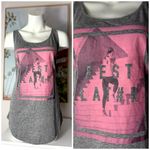 Old Navy Active Heather Gray Pink “Rest Later” Graphic Workout Tank Top Size XL Photo 1
