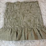 Veronica Beard  Aloya Smocked Gingham Skirt Size Large Photo 9