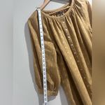 Anthropologie  Golden Button-Front Mini Dress Photo 4