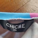 Vibrant Women's Pajama Set in Blue and Pink Size 2X Photo 1