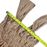 Tuckernuck POMANDER PLACE Noah Smocked Cotton Midi Dress Tan Size L Photo 9