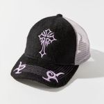 Urban Outfitters  Embroidered Felt Trucker Hat Photo 4