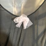 Victoria's Secret Sexy Sheer Black Lace Cami Teddy Garter Hooks Underwire 36C Photo 12