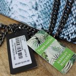 Badgley Mischka | Light Blue Vegan Leather Crossbody Purse Photo 4