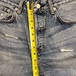 NWT Daily Blue Women's Hype Cropped Jeans Size 28 Medium Wash Distressed Denim Photo 7