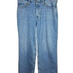 Abercrombie & Fitch Women’s Mid Rise Slouchy Jeans Medium Wash Size 33 Long Photo 5