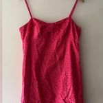 Lilly Pulitzer Karina Lipstick Pink Lace Empire Waist Dress Adorable Photo 2