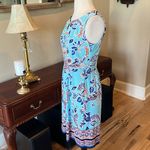 Enfocus Studio Bright Sky Blue Floral Dress Party Office Exec Travel Photo 6