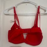 Aerie  Women's Full Coverage Bra Cutout Red Size 32D‎ NWT Photo 3