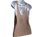 Anthropologie Moon & Madison Large Knitted Sweater Tank Top Pink Photo 4