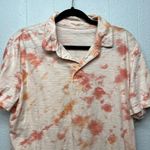 Gap  Tie Dye Polo Womens Large Breathable Capsule Cotton Minimalist Casual Photo 2