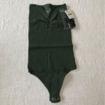 Free People Free PeopleCatch Up Bodysuit in Army Catch Up Bodysuit in Army Green M/L Photo 1