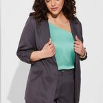 Torrid Studio Linen One Button Lightweight Blazer - Size 4 Photo 1