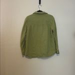 Madewell ‎ Diamond Jacquard Shirt-Jacket in Green Size Small Photo 5
