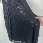 Sparkle‎ Black Lined Racerback Back Adjustable Strap Tank Size XL Photo 5