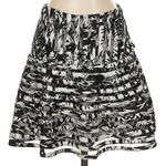 Parker Contemporary Modern Whimsigoth Chic Black & White Mini Skirt Size 0 XXS Photo 1