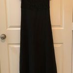 Bieff Basix Elegant Vintage Beaded Black Silk Gown. Size Photo 2