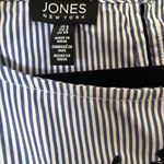 Jones New York Sundress Womens 8 Multicolor Stripe Floral Embroidered Dress Photo 4