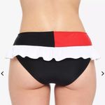 DC Comics  Harley Quinn Licensed Bikini Ruffled Swim Bottom Black White Red Small Photo 1