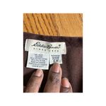 Eddie Bauer Vintage Button-Front Velvet Sweater Dress Fall Winter Fashion Sz PS Photo 3