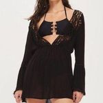 Topshop  woven beach coverup crochet Photo 0