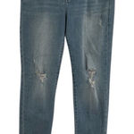 LuLaRoe Light Wash Distressed High Rise Skinny Jeans Size 32 Photo 0