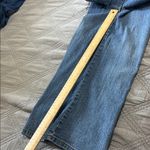 Vintage Y2K Hip Jeans Wide Leg Cropped ā USA Flag Patch, Rhinestone Pockets Blue Size undefined Photo 6