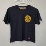 Aviator Nation  Smiley Face Crop Boyfriend Graphic Tee Photo 1