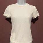 SheIn New White Ribbed Top Size XS Photo 0
